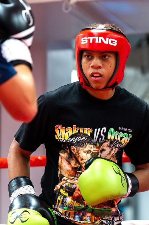 STING Orion Boxing Gloves Black Green