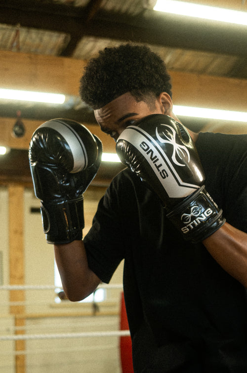 STING Armalite Boxing Glove Black Silver