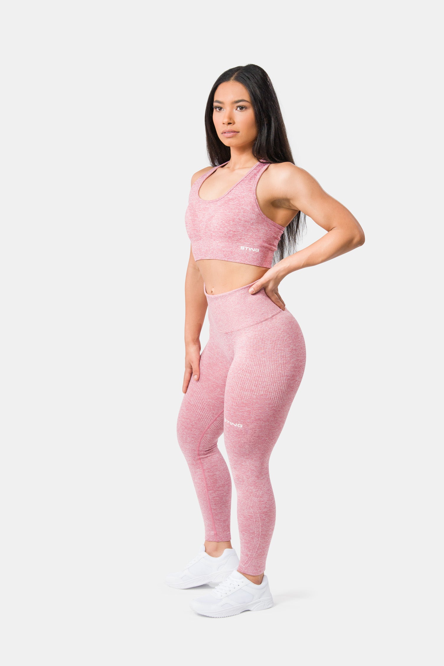 STING Allure Seamless Leggings Pink Marle