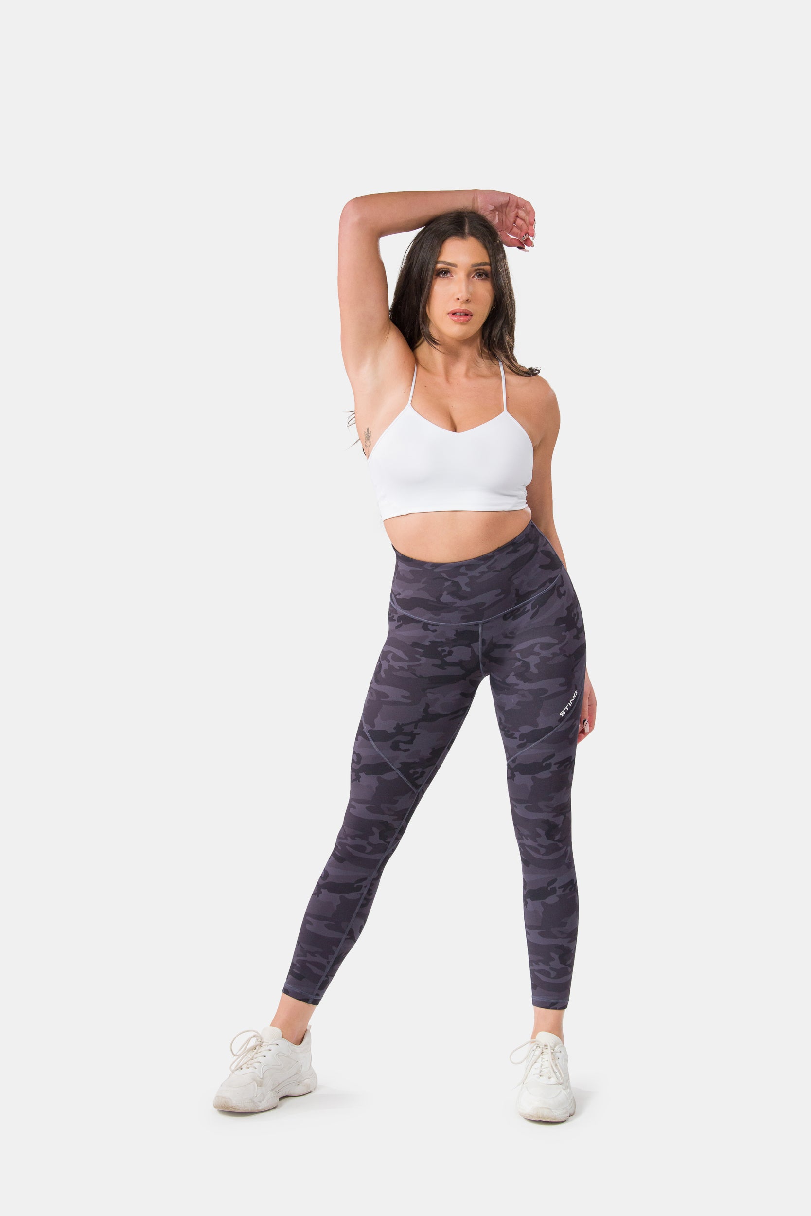 STING Aurora Envy Infinity Sports Bra White