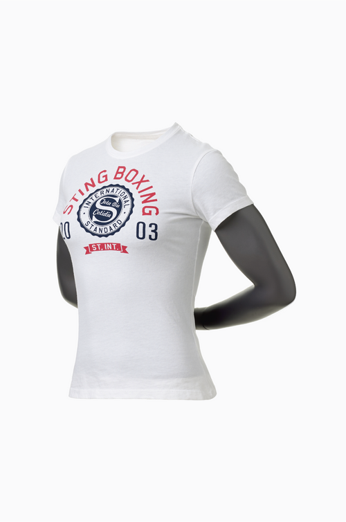 STING Womens Pure Boxing Tee White