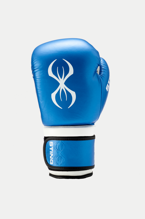 STING Armapro Boxing Gloves White Blue