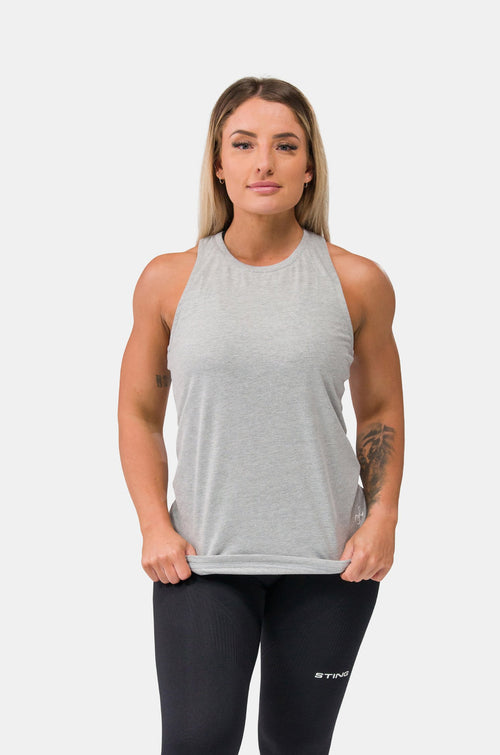 STING Womens Aurora Singlet Grey