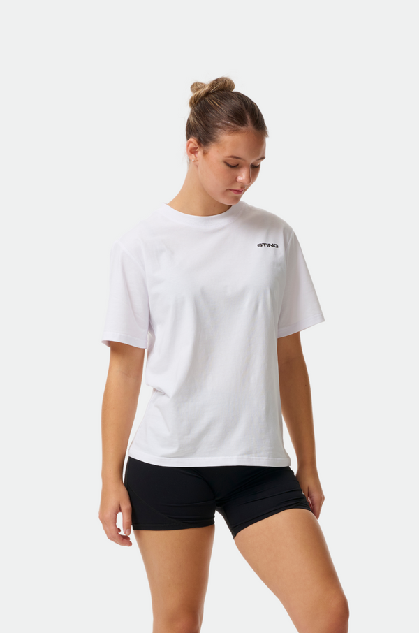White Womens Vision Boxing Tee