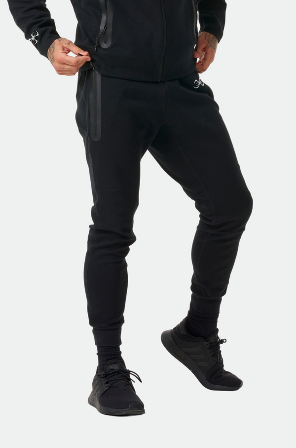 Black Mens Vision Boxing Tech Joggers