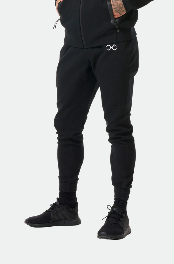 Black Mens Vision Boxing Tech Joggers