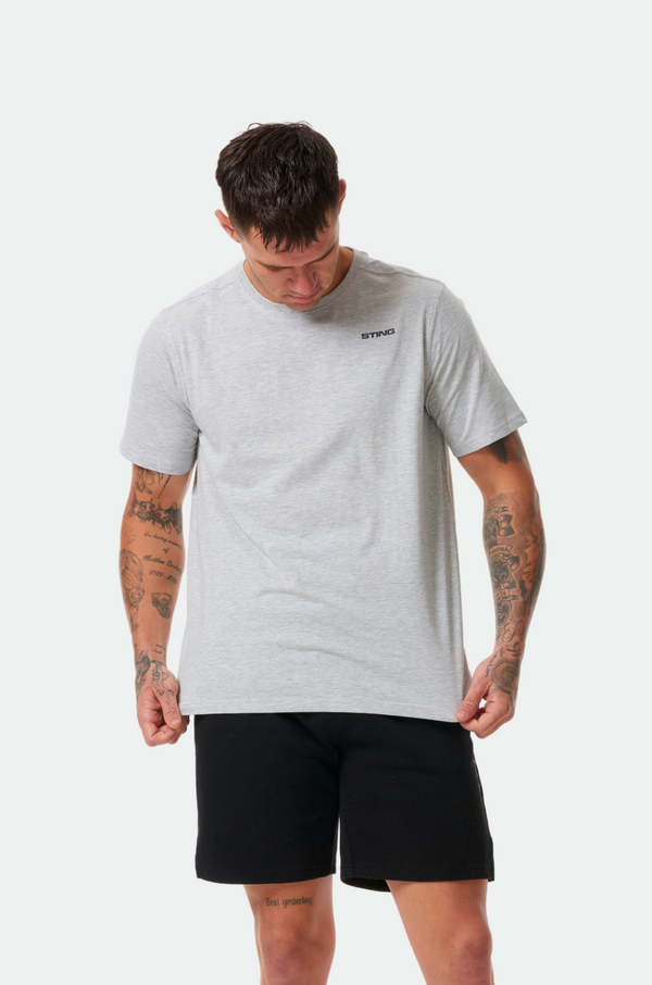 Grey Mens Vision Boxing Tee