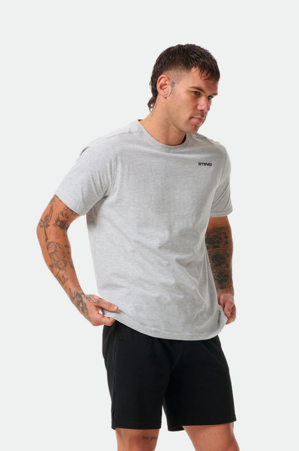 Grey Mens Vision Boxing Tee