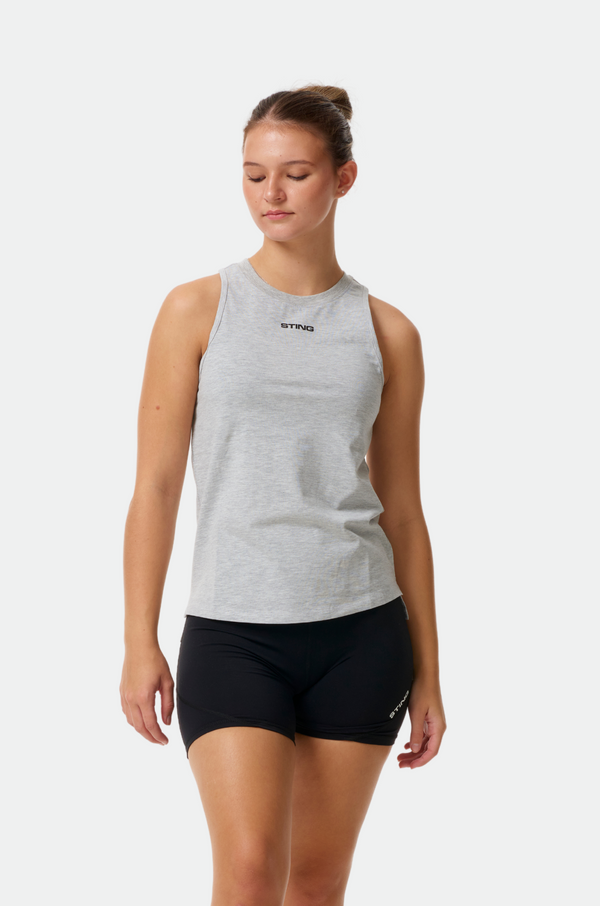 Grey Womens Vision Boxing Singlet