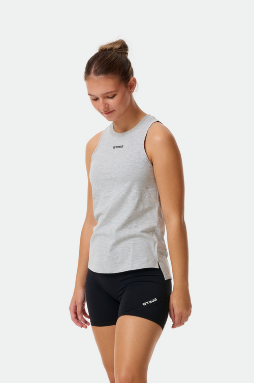 Grey Womens Vision Boxing Singlet