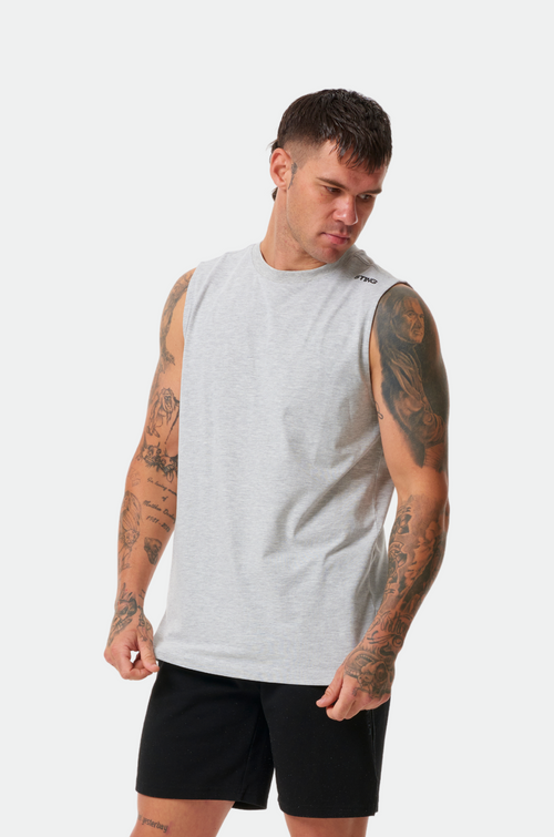 Grey Mens Vision Boxing Singlet