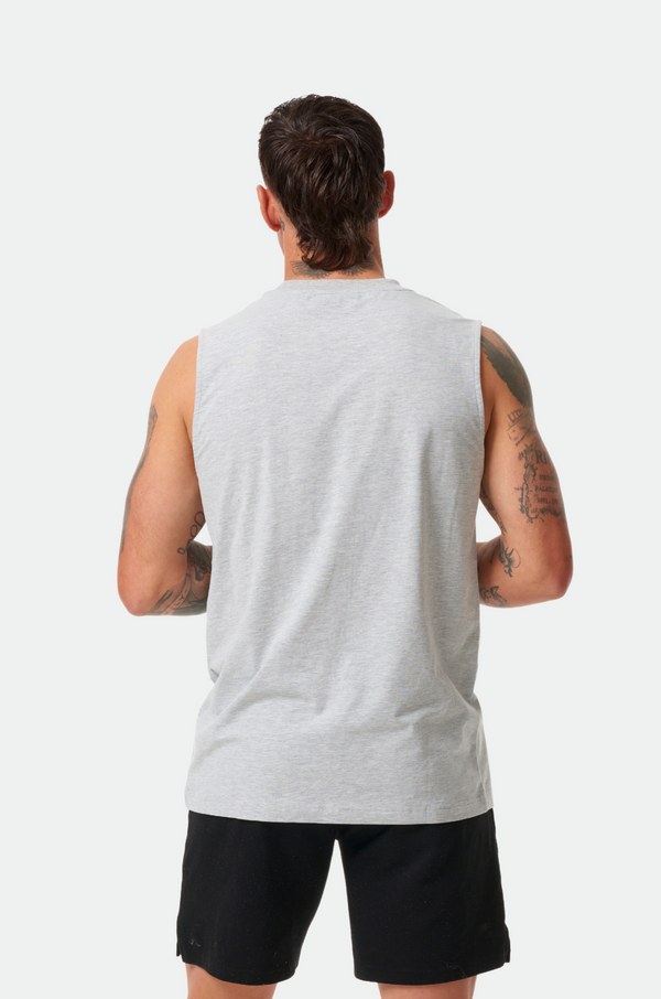 Grey Mens Vision Boxing Singlet