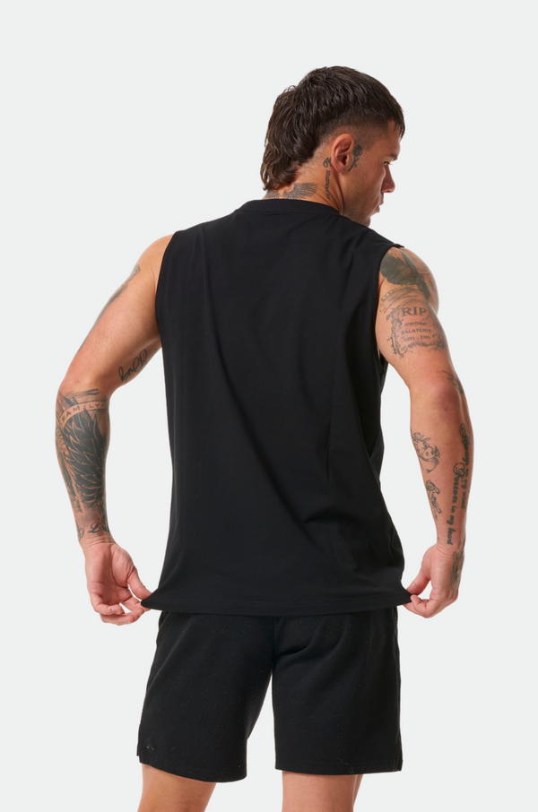 Black Mens Vision Boxing Singlet