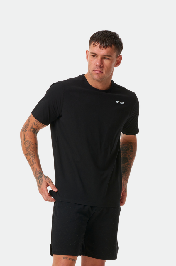 Black Mens Vision Boxing Tee