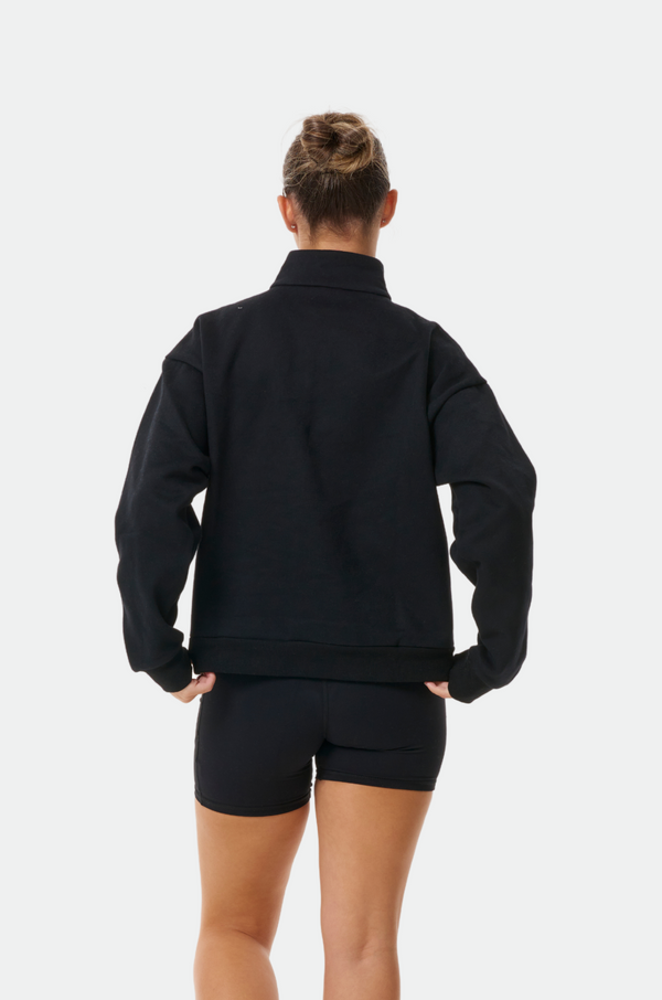 Black Womens Vision Boxing Quarter Zip