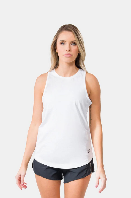 Women's Aurora Singlet - White