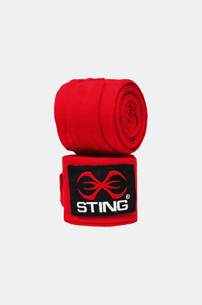 STING 4.5m Elasticised Hand Wraps-Red – STING Australiaᵀᴹ