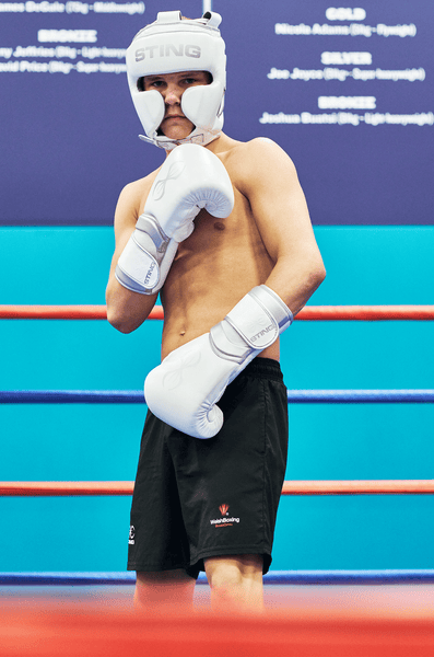 STING Viper X Velcro Boxing Gloves-White/Silver – STING Australiaᵀᴹ