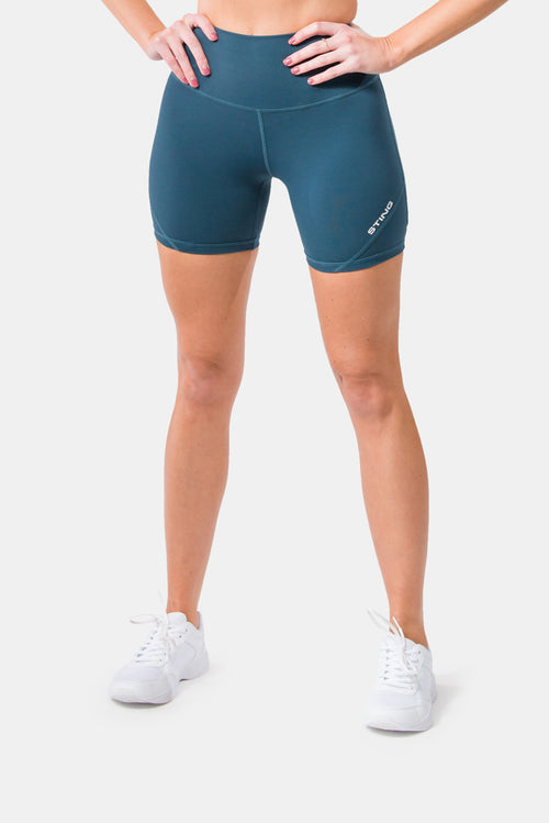 Aurora Coral Bike Shorts