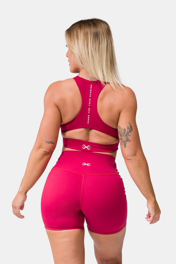 STING Aurora Envy Impact Sports Bra Burgundy