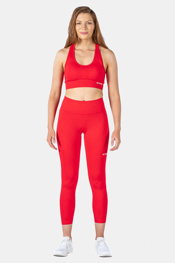 STING Allure Seamless Sports Bra Red