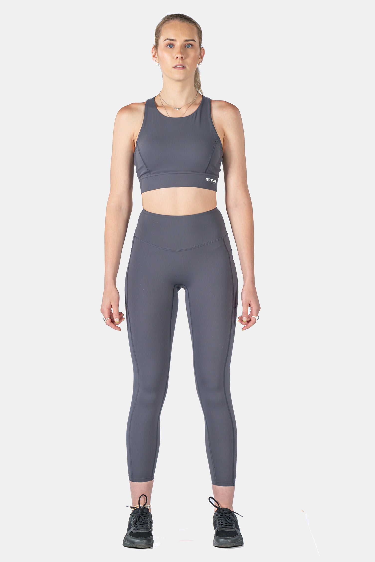 STING Aurora Envy Sports Leggings-Charcoal Grey – STING Australiaᵀᴹ