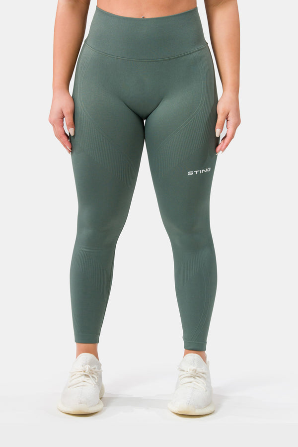 STING Allure Seamless Leggings Khaki