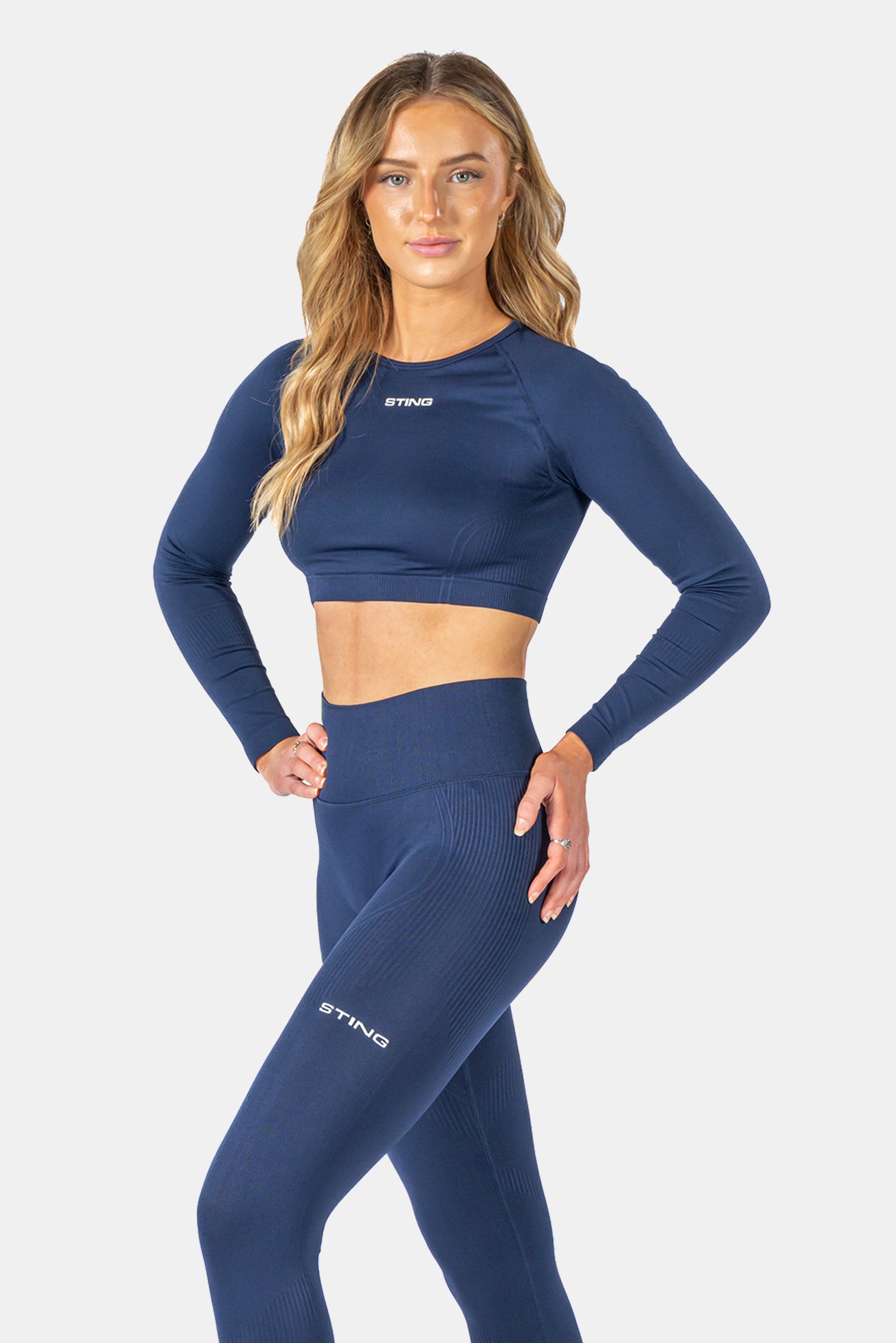 STING Allure Seamless Long Sleeve Navy