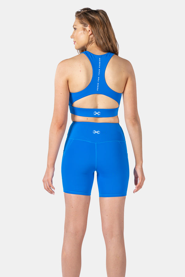 STING Aurora Envy Impact Sports Bra Royal Blue