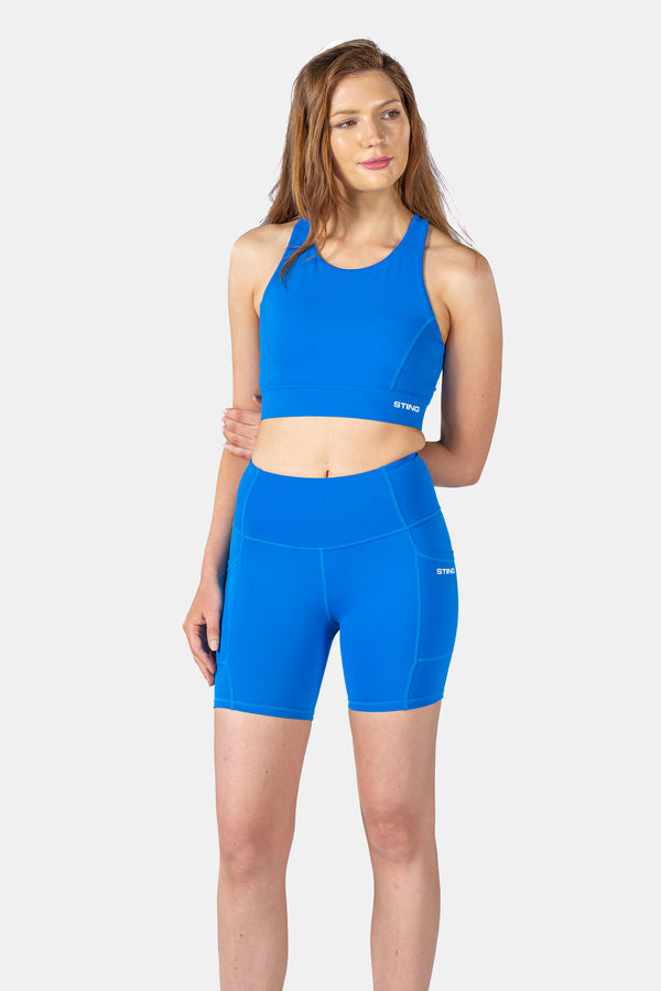 STING Aurora Envy Bike Sports Shorts Royal Blue