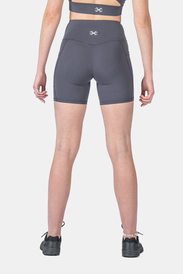 STING Aurora Envy Sports Bike Shorts Charcoal Grey