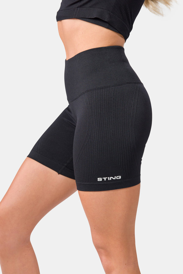 STING Allure Seamless Bike Shorts Black