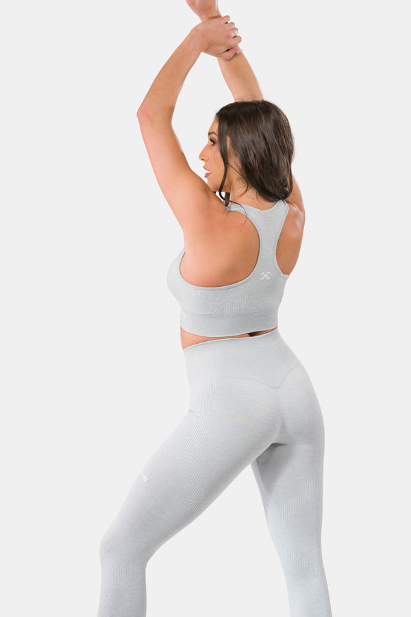 STING Allure Seamless Sports Bra Grey Marle