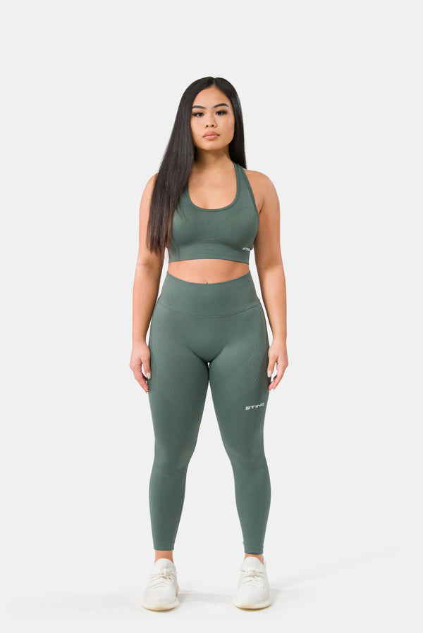 STING Allure Seamless Leggings Khaki