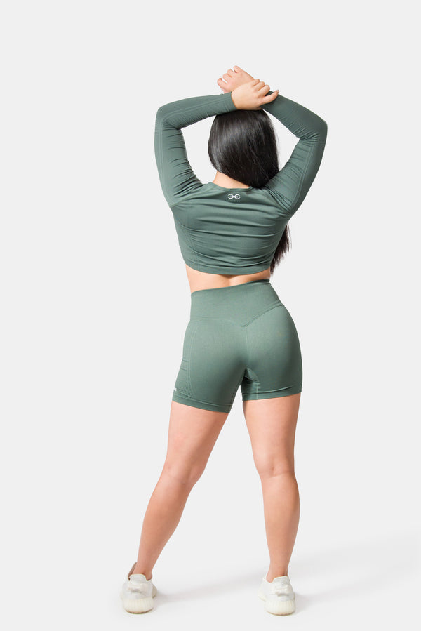 STING Allure Seamless Bike Shorts Khaki