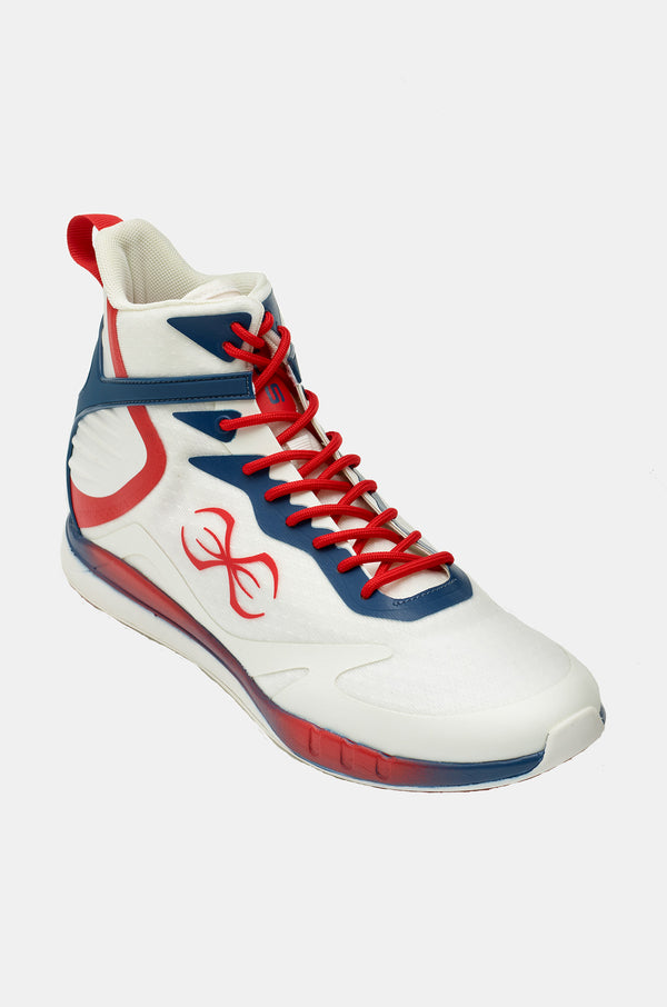 STING Viper Boxing Shoe 2 White Blue