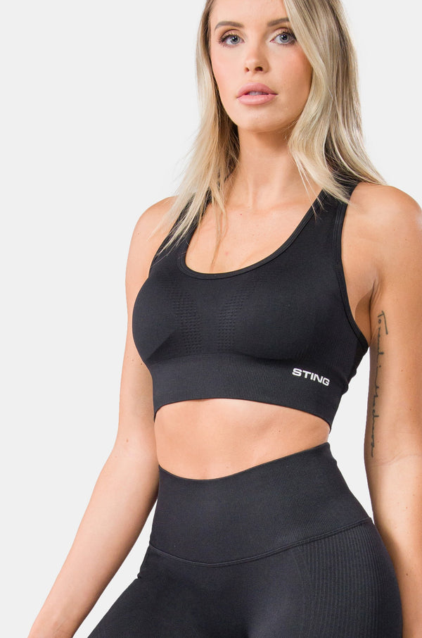 STING Allure Seamless Sports Bra Black