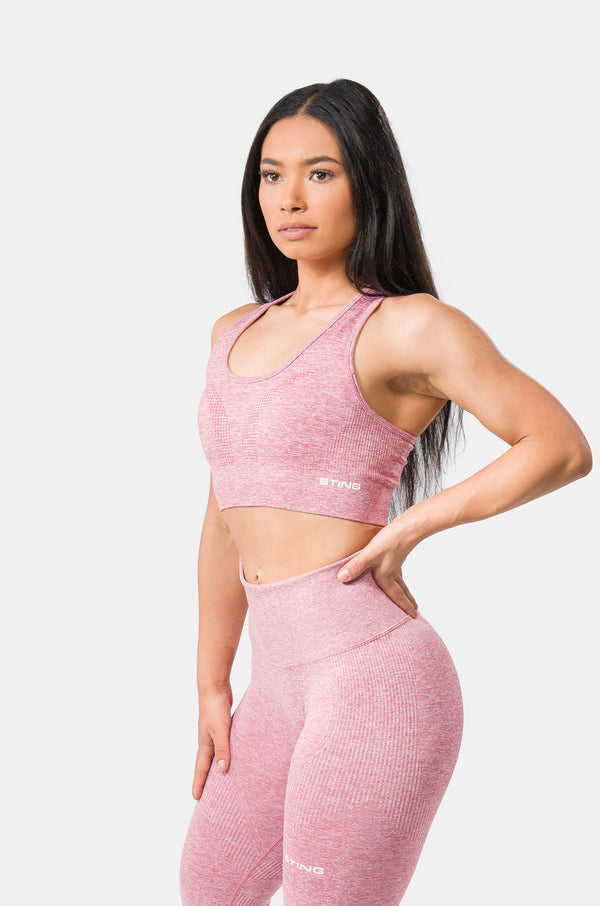 STING Allure Seamless Sports Bra Pink Marle