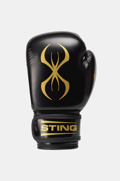 STING Arma Junior Boxing Gloves Black Gold