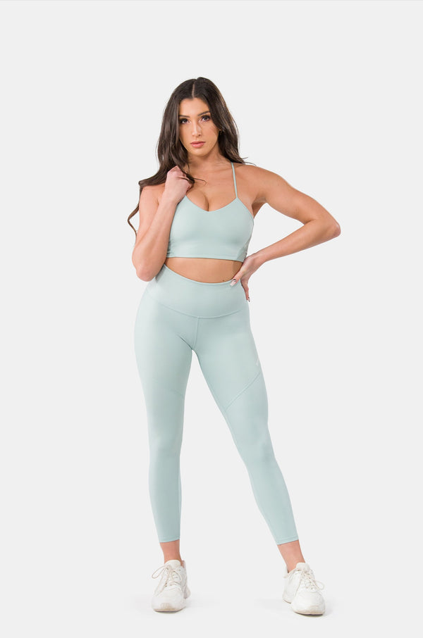 STING Aurora Coral Infinity Sports Bra Mint Green