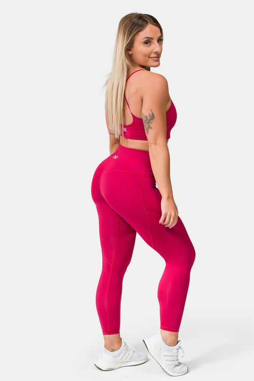 STING Aurora Envy Leggings Burgundy