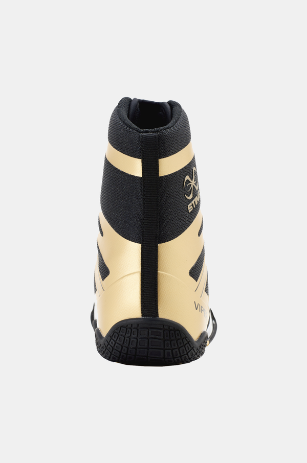 STING Viper Boxing Shoe Black Gold