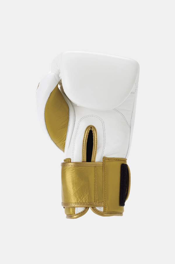 STING Evolution Fight Glove White Gold