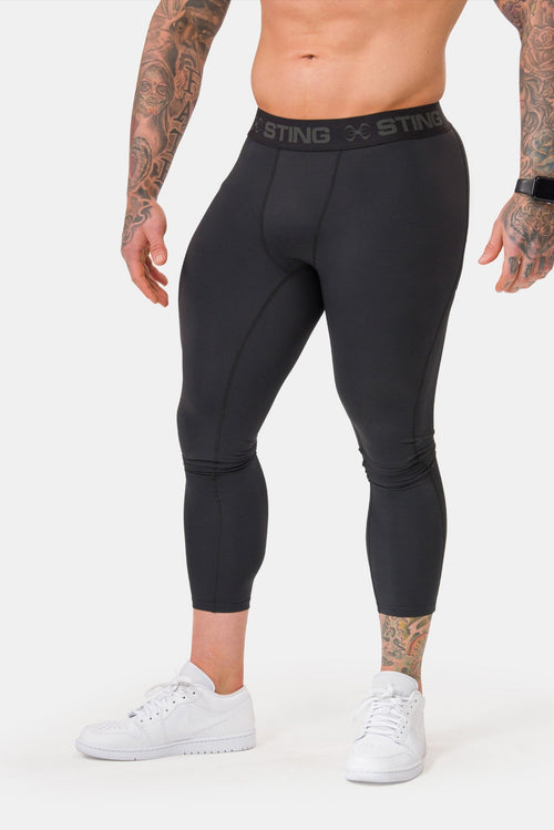 STING Mens Kinetic Leggings Black