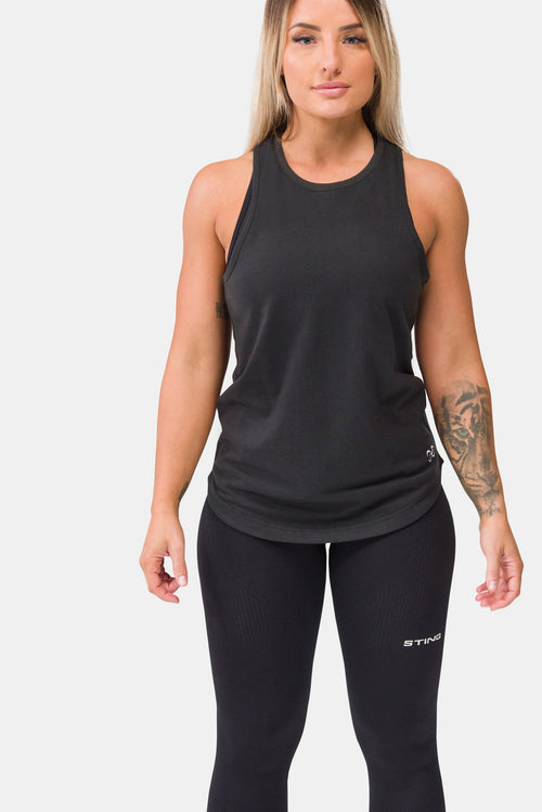 STING Womens Aurora Singlet Black